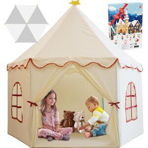 Large Kids Play Tent Princess Castle Teepee for Boys & Girls Indoor & Outdoor